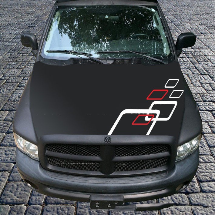 Tem dán sườn và capo xe ô tô TS012