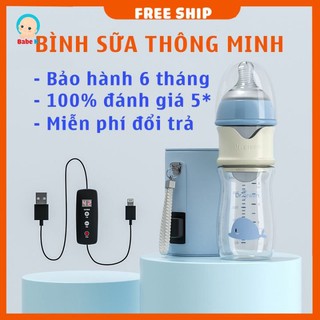 Bình sữa thông minh Dr Green, bình pha sữa tiện lợi 3 trong 1 dung tích 150ml 240ml 300ml Shop Babe K