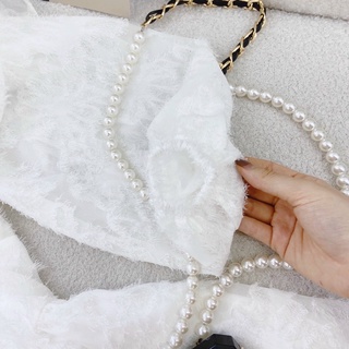 🦋Đầm 2s Trắng Rớt Vai Lông Vũ🦋