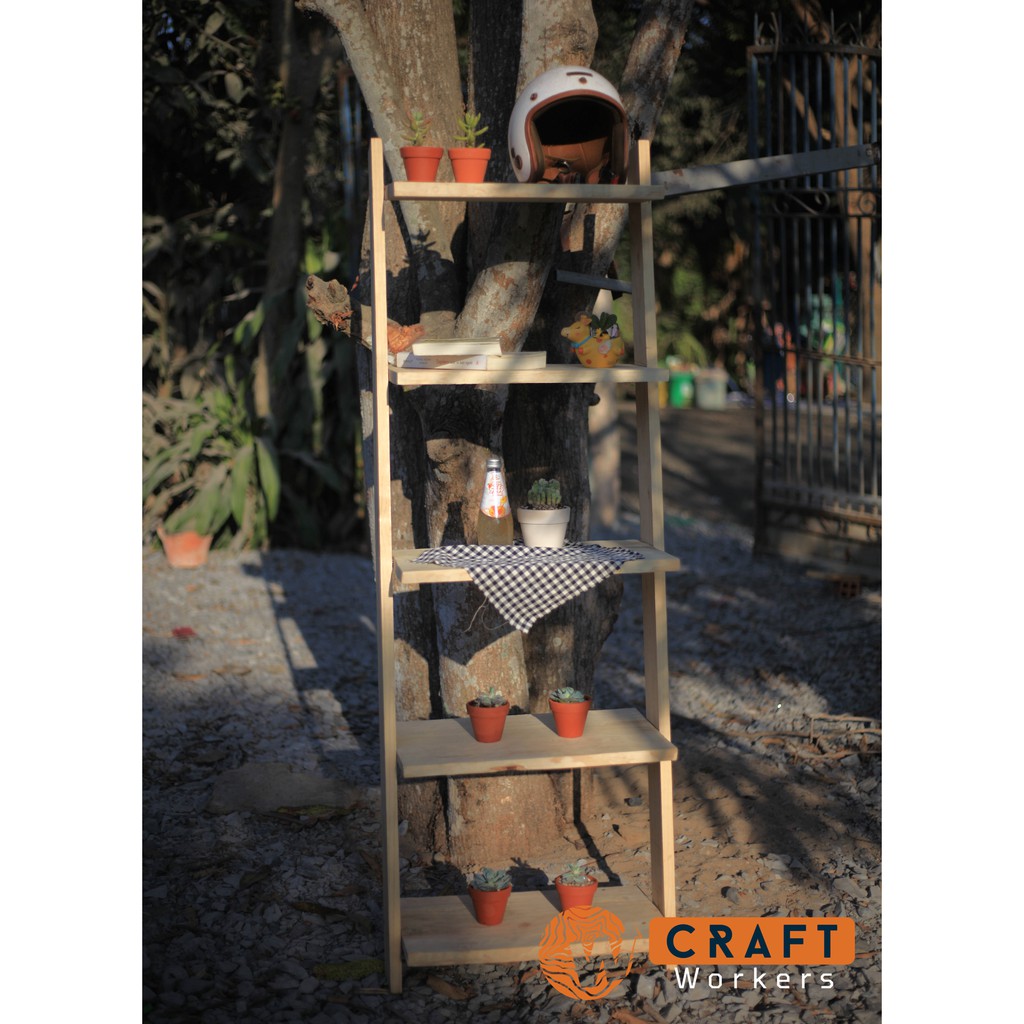 Kệ thang trang trí 5 tầng