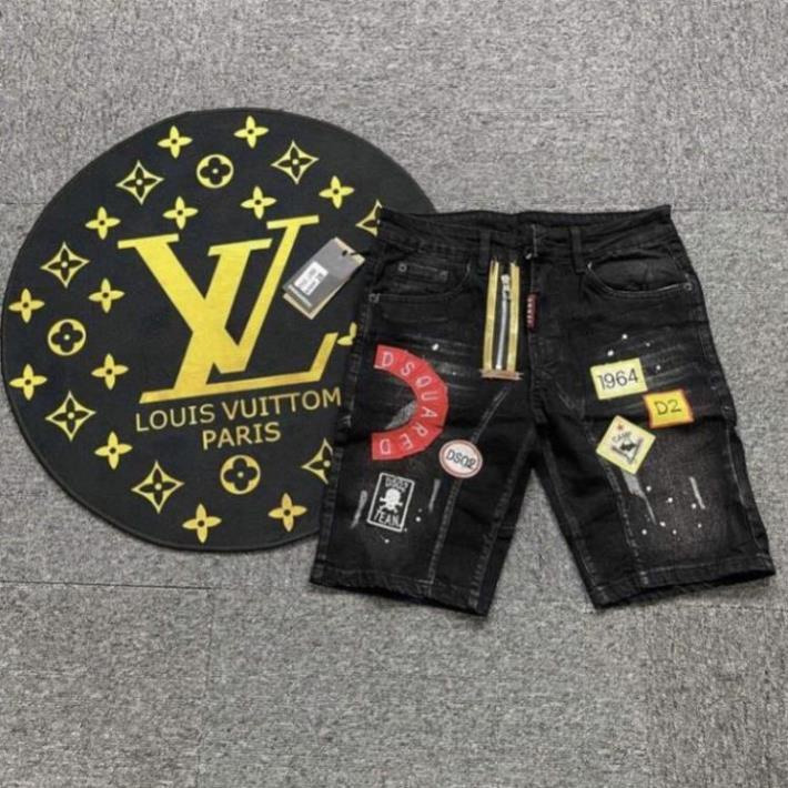 Quần bò ngố nam Dsq 5 logo vòng khoá lệch , quần jean nam, quần short bò - Bee Shop ❕ # ! ⚠️ 🥇