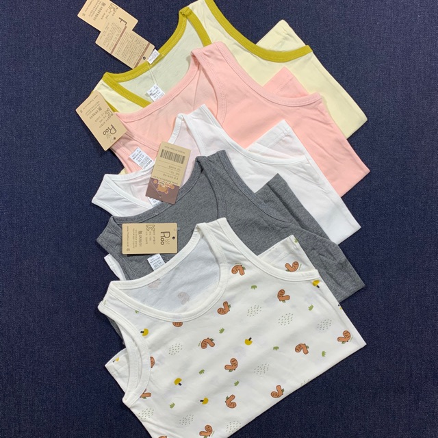 Sz(130) Áo ba lỗ thun Cotton Roo xuất Hàn