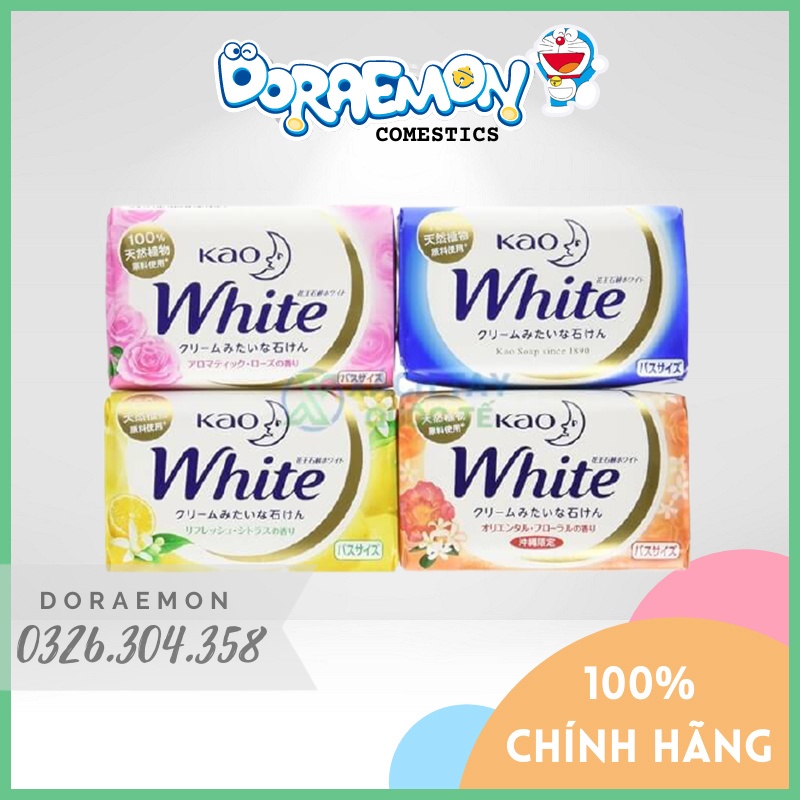 [CHÍNH HÃNG] Xà Phòng Tắm KAO WHITE_ Xà Phòng Tắm Trắng Của Nhật