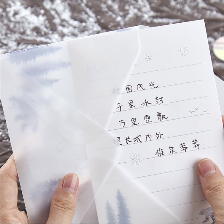 [Hàng mới về] Thiệp Giàng sinh Viết tay đựng trong hộp nhẹ Sang trọng - Thiệp chúc mừng