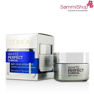Kem dưỡng trắng mịn và giảm thâm nám ban ngày Loreal Paris White Perfect Clinical Day SPF 19PA +++ 50ml