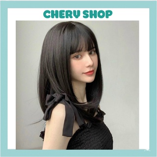 Tóc giả nguyên đầu cúp đuôi 35cm ,😘❤️ FREESHIP ,❤️ tóc giả cúp đuôi tự nhiên 6119