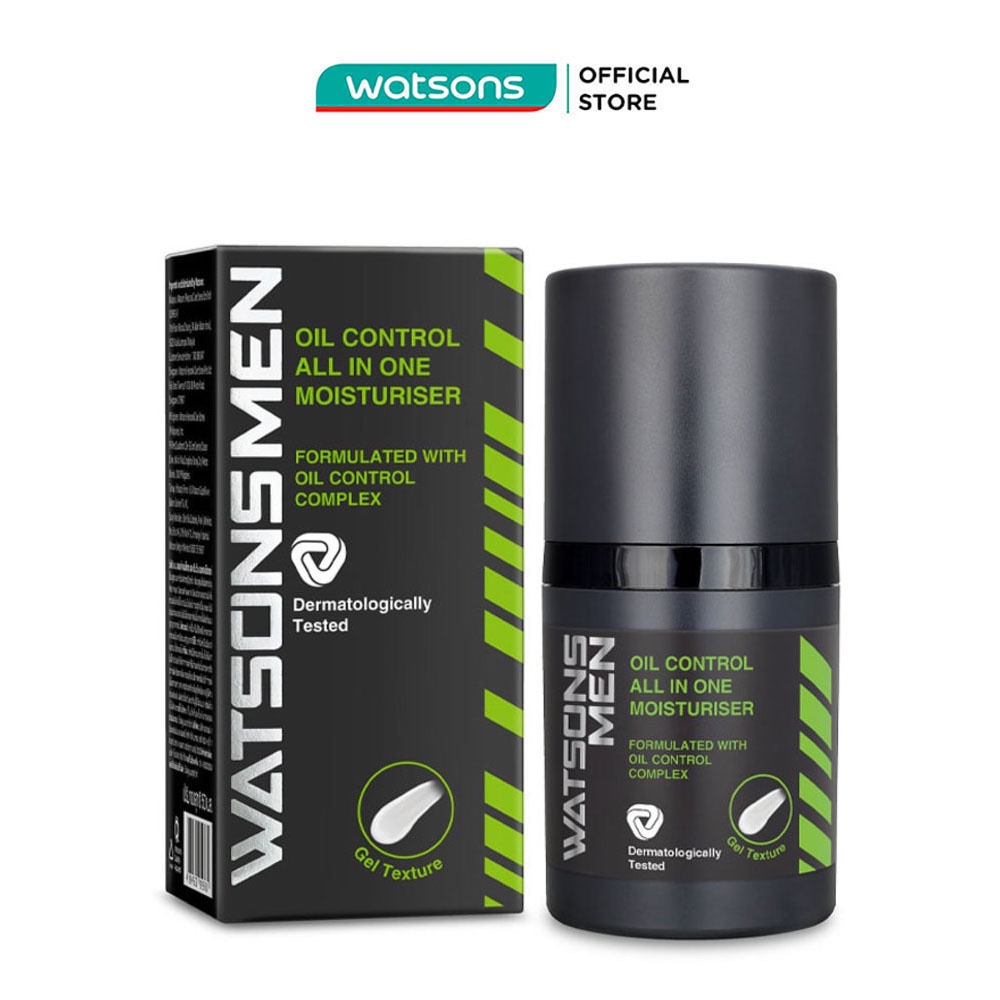 Kem Dưỡng Ẩm Watsons Men Oil Control All In One Moisturiser Kiểm Soát Dầu Nhờn 50ml