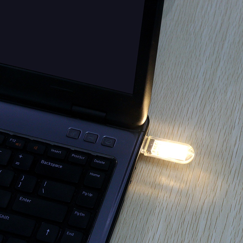 Thanh đèn LED mini loại 3 bóng / 8 bóng thiết kế cổng cắm USB thích hợp để bàn học