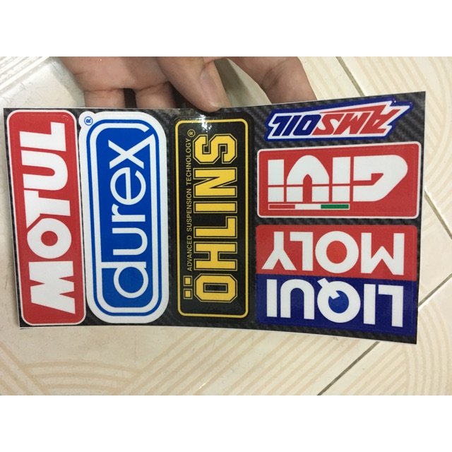 Tem logo 10x18 motul durex