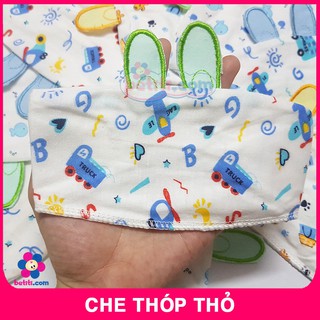 Băng đô che thóp cotton cho bé