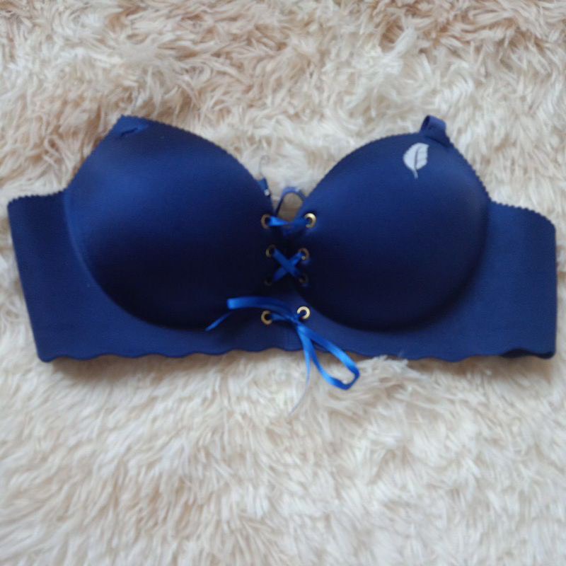 Áo Lót Nữ ❤️FREESHIP❤️ Áo Lót Nữ Cao Cấp Đúc Su không gọng có bàn đỡ chống chảy xệ,dây thắt tạo khe sexy quyến rũ mã C03