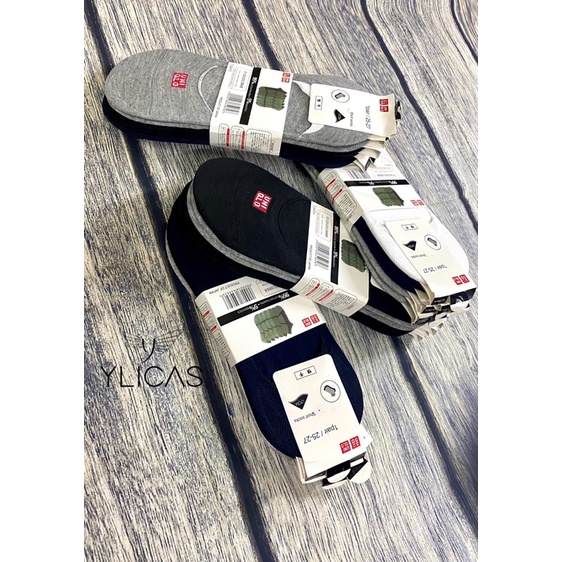 Tất nam vớ lười Uniqlo cotton tre cao cấp kháng khuẩn khử mùi. siêu êm có silicon chống tuột gót