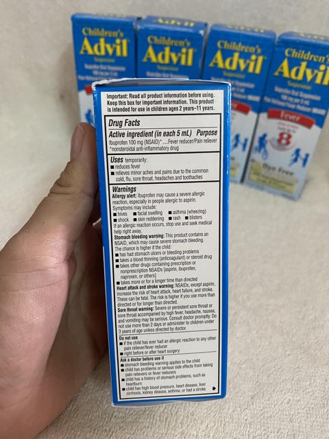 [HÀNG MỸ BAY AIR BILL] Viên uống bảo vệ sức khỏe Advil Liquid Gels 100mg.