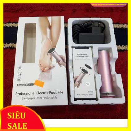 Máy Chà Gót Chân Nail l  combo chà gót chân tặng kem mềm da chuyên dụng dùng làm nail Máy được bảo hành 12 tháng