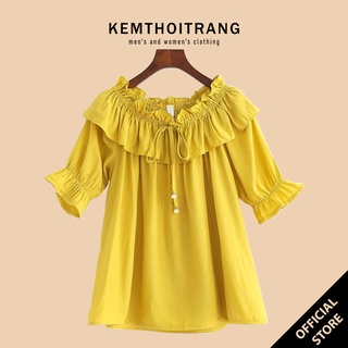 Áo kiểu nữ thiết kế - Áo đũi tay lỡ thời trang