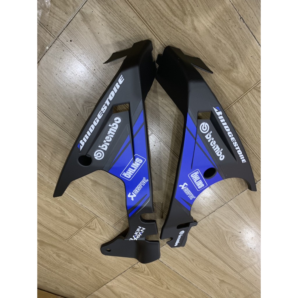 Mỏ cày xe exciter 150 mùa đen xanh