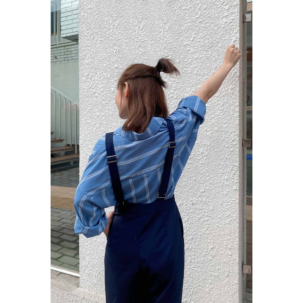 Áo Sơ Mi Cổ Đức Vai Chờm Leh H61H22H006