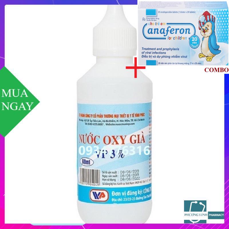 Combo Chim cánh cụt Nga+ Nước Oxy già VP 3%