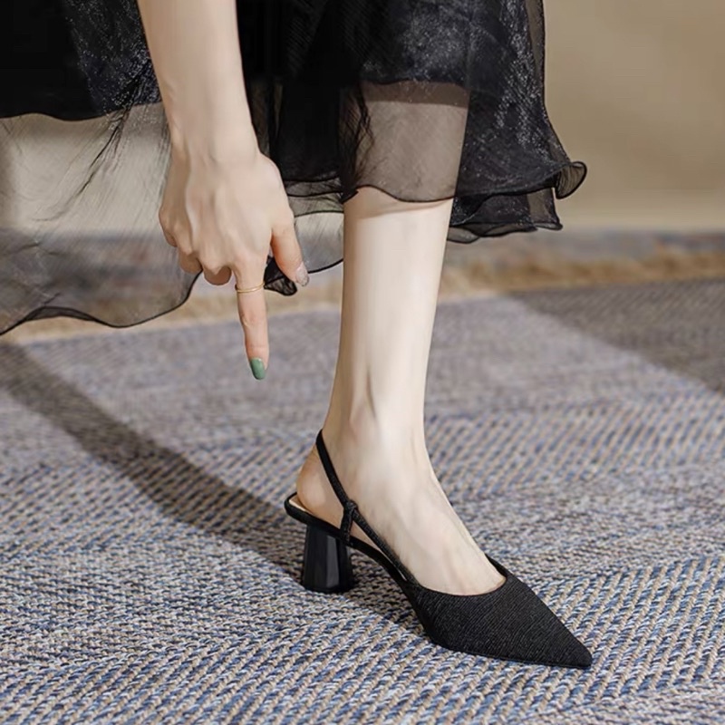 Slingback mũi nhọn - Bunny Shoes