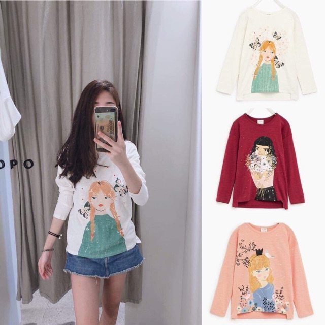 Set Áo zara kid auth