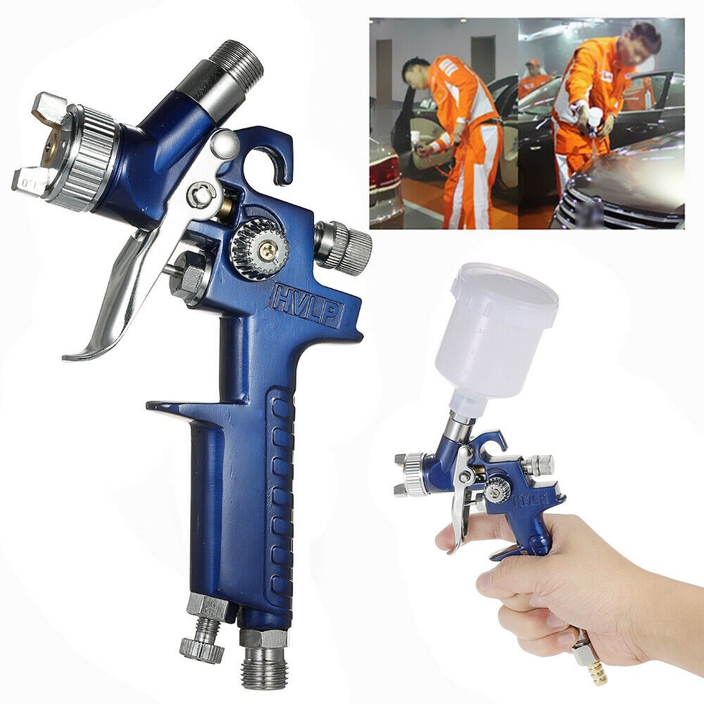 Súng Phun Sơn Áp Suất H-2000 Chuyên Nghiệp Vòi 0.8 / 1.0mm Đa Năng Tiện Dụng