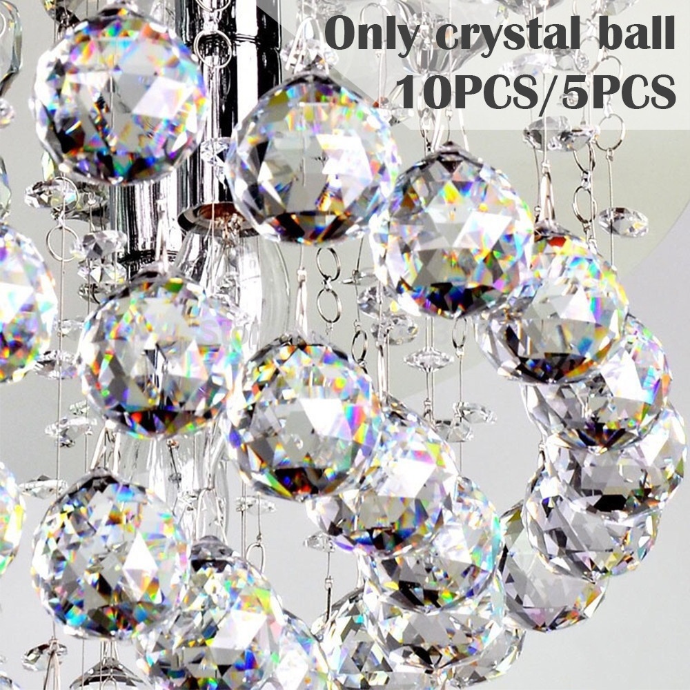 Mặt Dây Chuyền Pha Lê, 20 mm. Để Treo Trang Trí Nhà 5 Chiếc / 10 Chiếc.