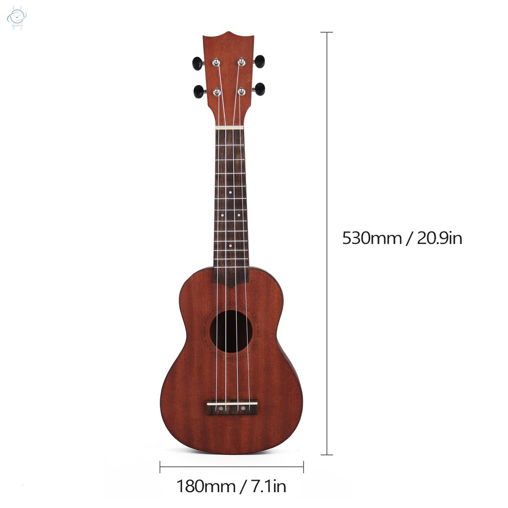 Đàn Ukulele 4 Dây Bằng Gỗ 21 Inch Cho Bé