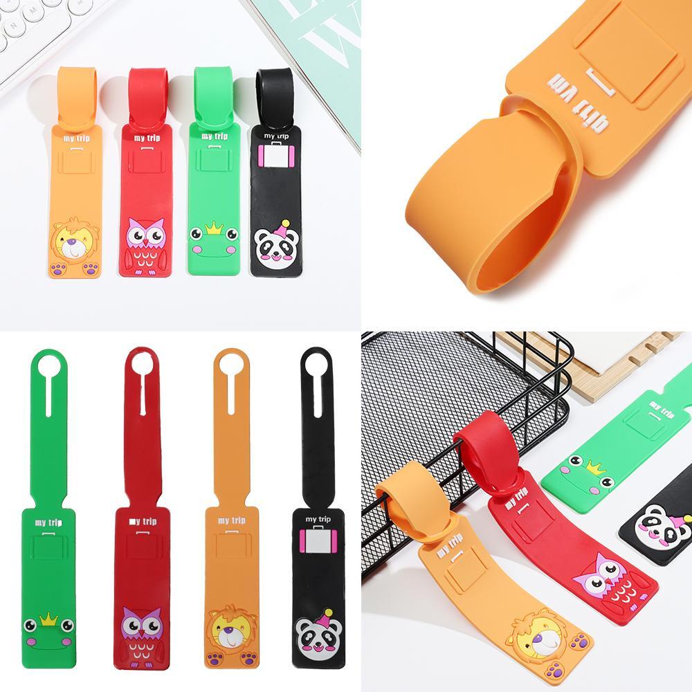 Thẻ Đánh Dấu Hành Lý Bằng Silicone Tiện Dụng