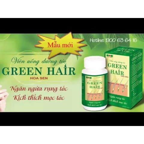 ngăn ngừa rụng tóc,kích thích mọc tóc GREEN HAIR