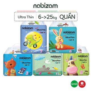 Combo 3 Tã Bỉm Quần NABIZAM Ultra Thin Nội Địa Hàn, Mềm Mại