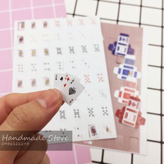 Bộ bài - Mô hình đồ chơi tỷ lệ 1:12