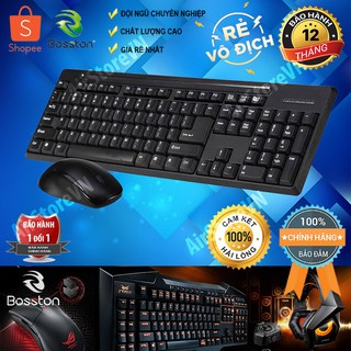 Combo bosston ws 100 - bộ chuột và bàn phím không dây - hàng chính hãng
