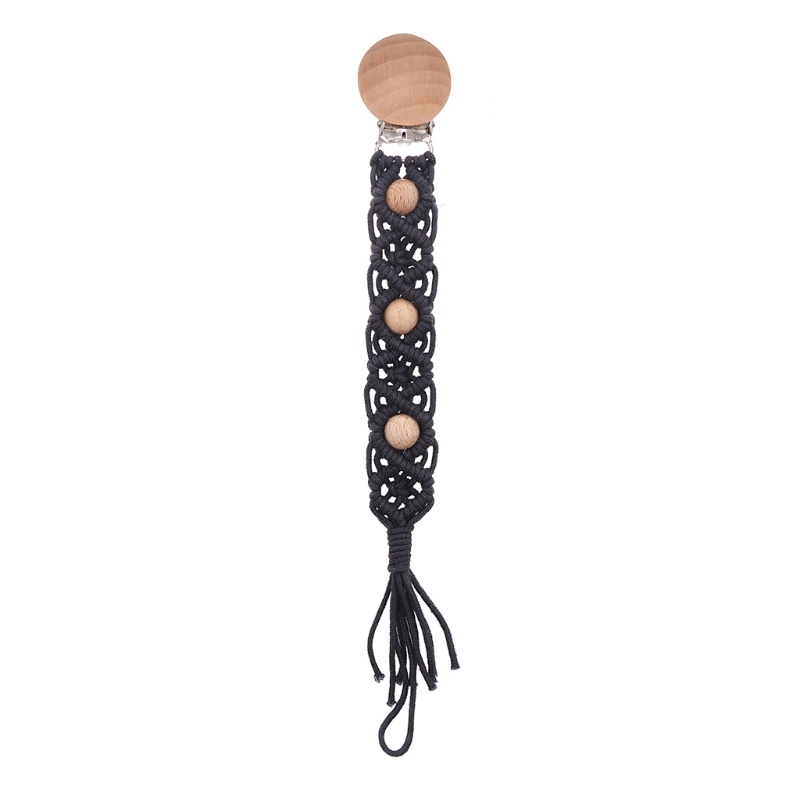 Giá Đỡ Núm Vú Giả Bằng Dây Cotton Dệt Handmade Dạng Kẹp Tiện Lợi Dành Cho Em Bé