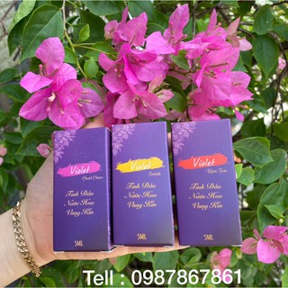 (COMBO 2 TẶNG 1) Tinh dầu nước hoa vùng kín Violet