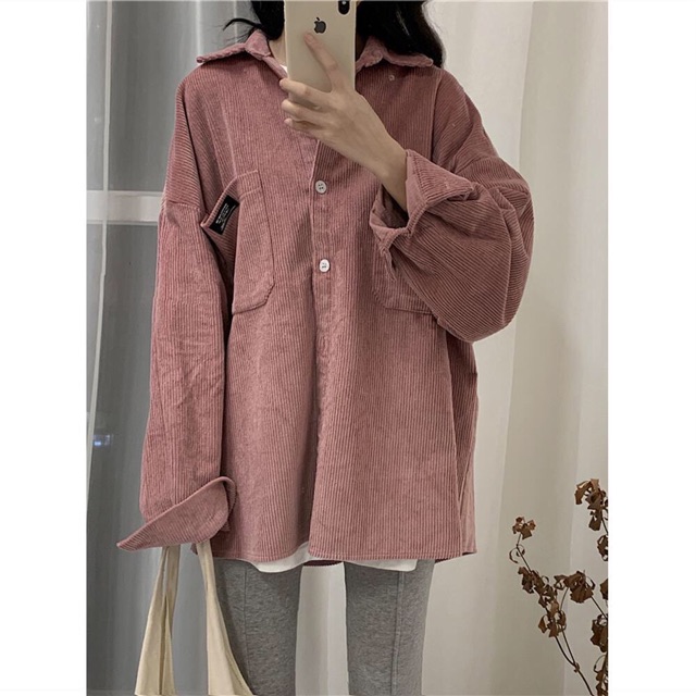 [ Mã FADIRECT20 giảm 20K đơn 150K] Áo sơ mi from rộng, áo dạ, áo nhung kiểu unisex [Hình Thật