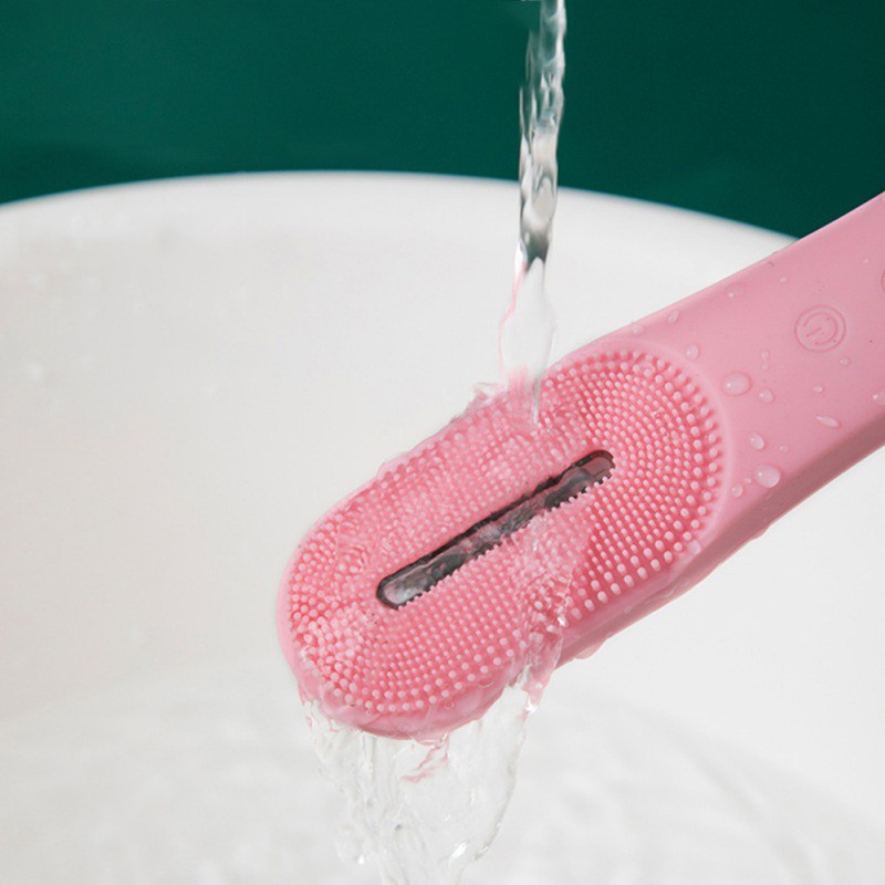 [Hàng mới về] Máy mát xa rửa mặt silicon chống thấm nước làm sạch sâu