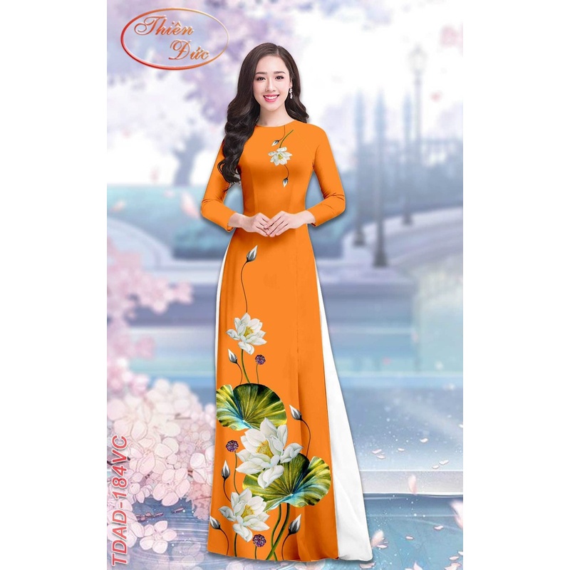 ÁO DÀI HOA ĐỦ SIZE