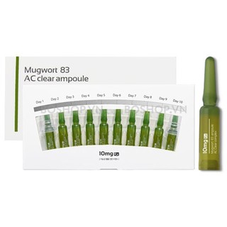 SET 10 ỐNG TẾ BÀO GỐC NGẢI CỨU 10MG RX MUGWORT 83 AC CLEAR AMPOULE CHÍNH HÃNG - 5614