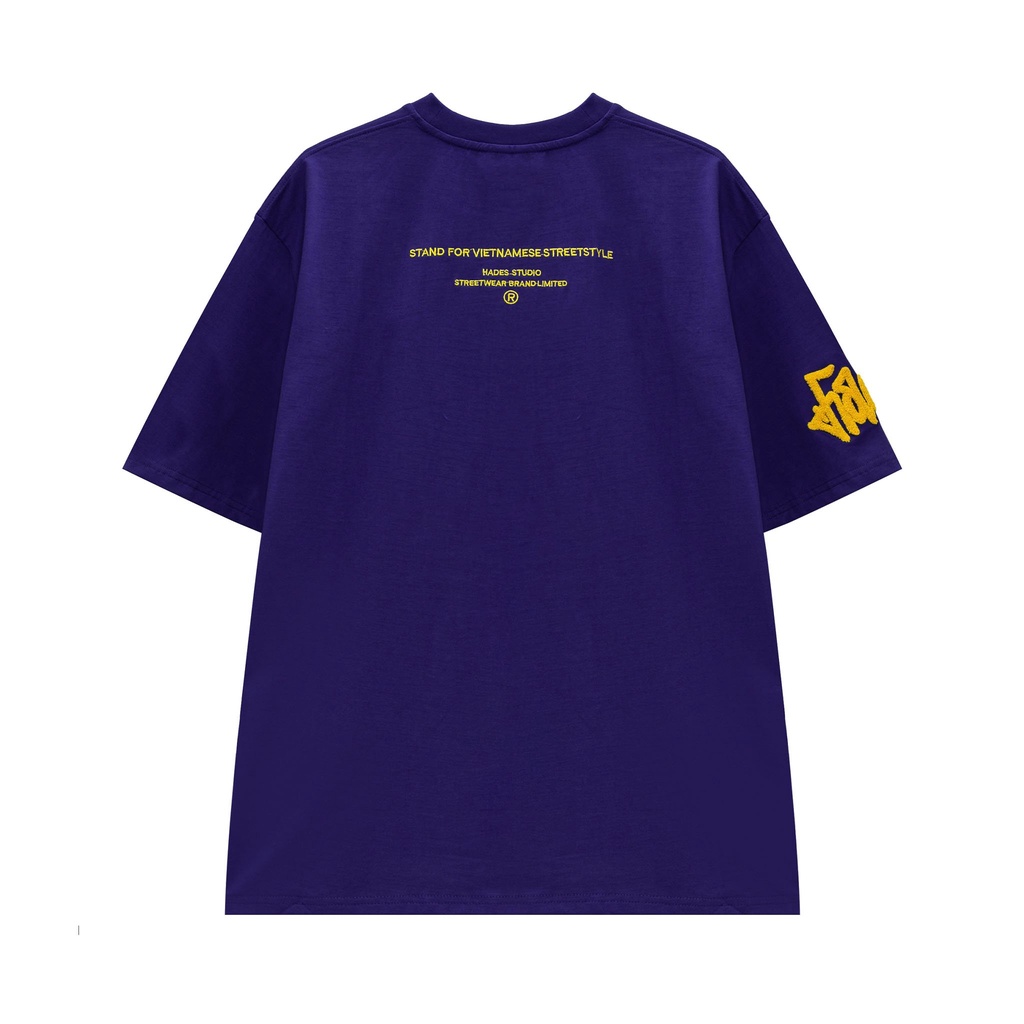 Áo Thun Tay Lỡ Unisex SMILEY ICE FLAME 100% Cotton - HADES Brand Chính Hãng | BigBuy360 - bigbuy360.vn