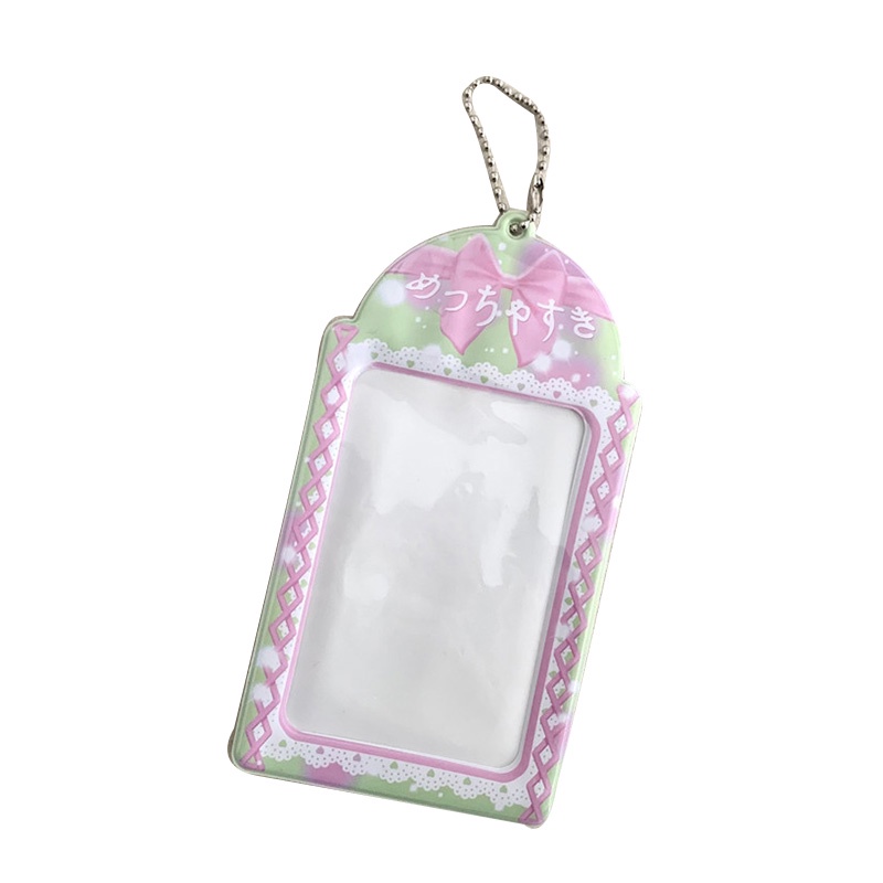 Ví Đựng Thẻ 3 Inch Hình Thiên Thần Thắt Nơ Phối Ren Dễ Thương