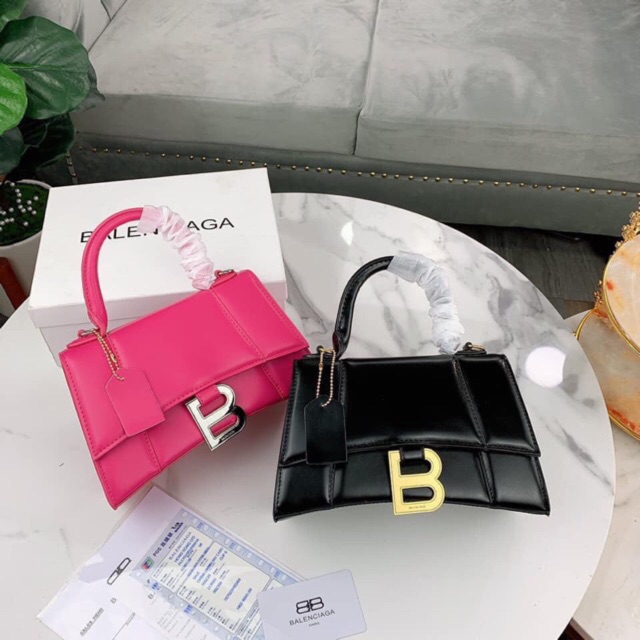 Túi xách nữ size 20cm chữ B đáy cong fullbox