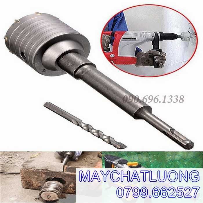 Mũi khoan rút lõi bê tông -phi 30, 40, 50, 60, 90 cm - Mũi khoét lỗ tường , khoét lỗ đi máy lạnh , đi ống điện nước
