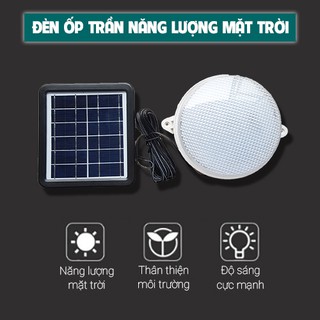 Đèn ốp trần năng lượng mặt trời
