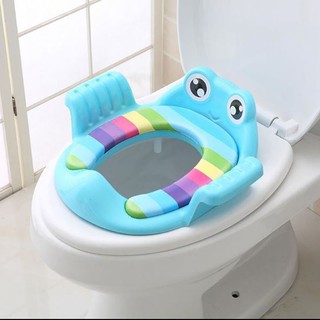 THU NHỎ BỒN CẦU CÓ TAY CÓ TAY VỊN| Lót bồn cầu ếch| Bệ vệ sinh trẻ em