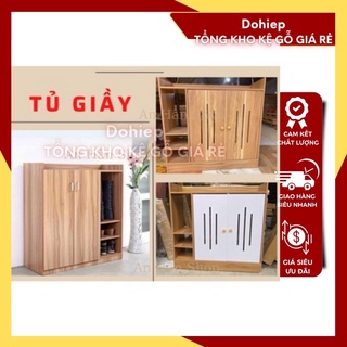 Tủ giày thông minh, Tủ giầy dép 2 cánh tủ, 3 tầng gỗ MDF. Ảnh tự chụp tại xưởng