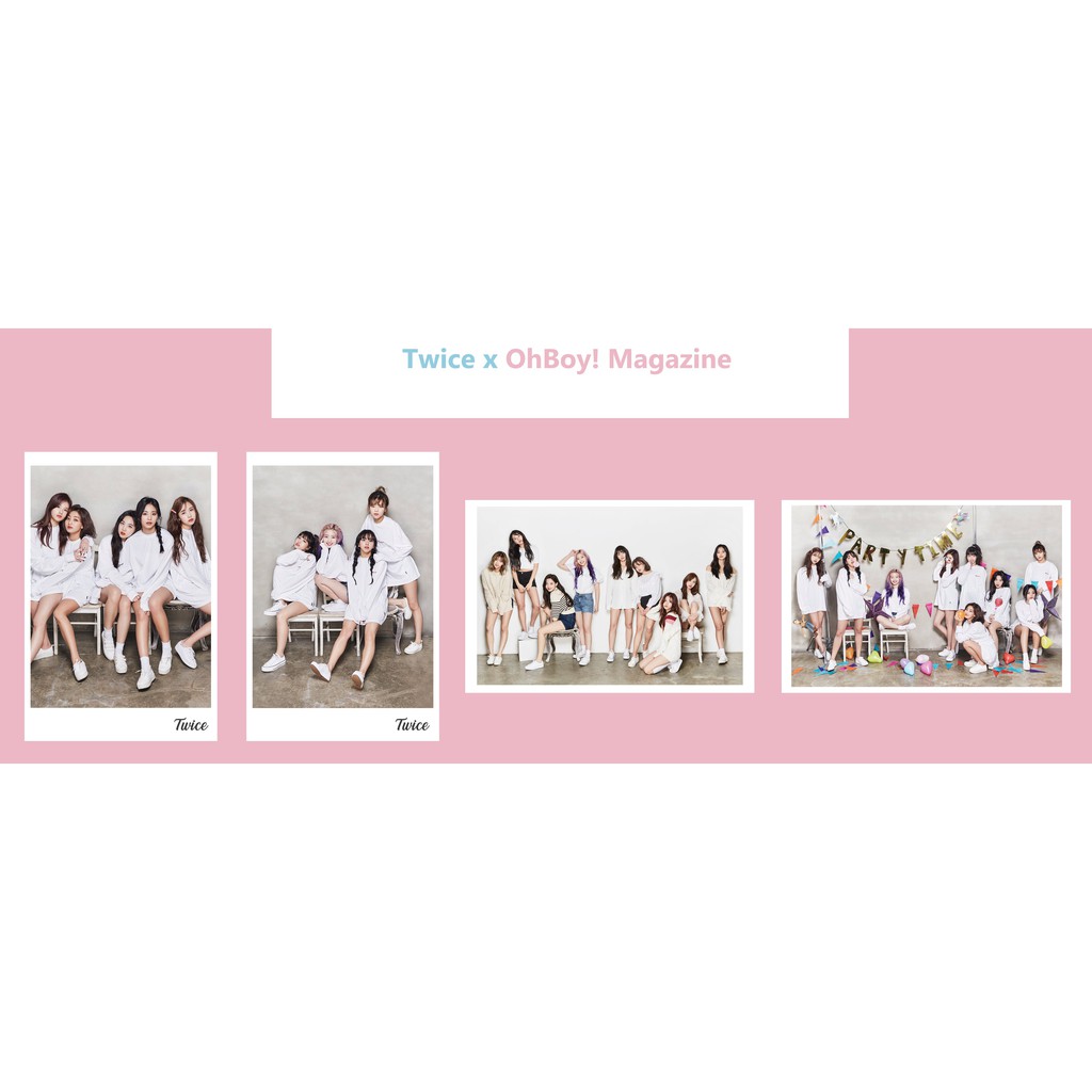 Lomo Card Ảnh TWICE - OHBOY! MAZAGINE 2018 ( 31 ảnh)
