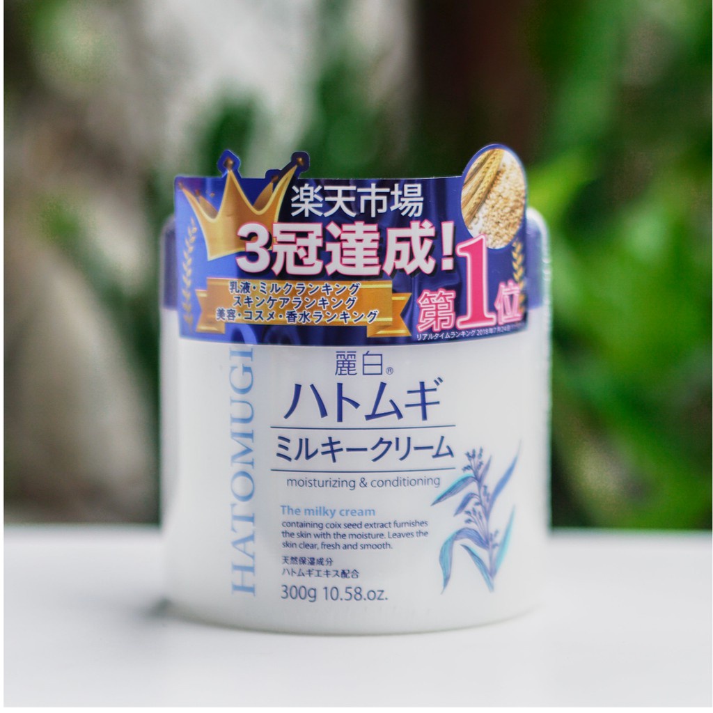 Kem Dưỡng Hatomugi Ý Dĩ Nhật Bản - Kem Dưỡng Ẩm, Phục Hồi &amp; Chống Lão Hoá Da