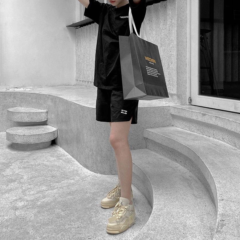 ÁO THUN MEDISN HEAVEN BLACK T-SHIRT | BigBuy360 - bigbuy360.vn