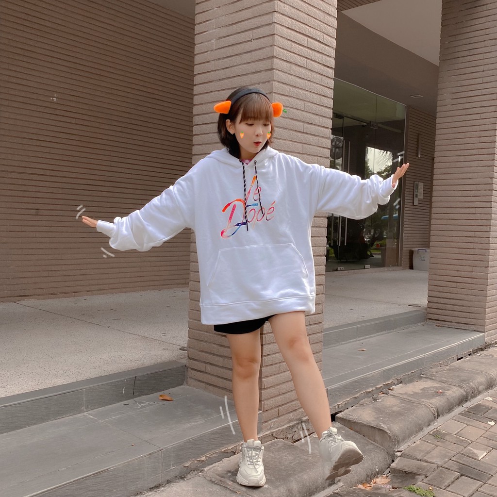 [Siêu Sale] [Chính hãng] Áo khoác Hoodie Le Dopé - hoạt tiết mặt cười | BigBuy360 - bigbuy360.vn