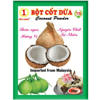 1 hộp 10 gói bột cốt dừa